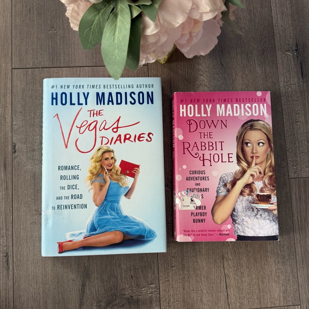 The Vegas‎ Diaries Holly Madison Book 1 & 2 Down the Rabbit Hole Playboy Bunny